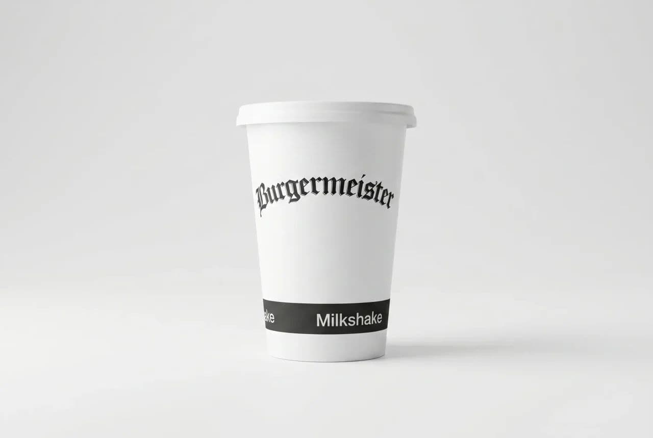 Burgermeister — Milkshake-Cup